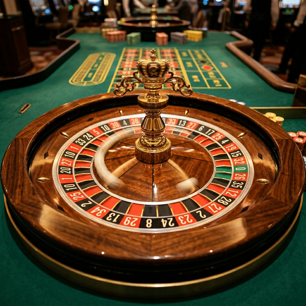 Playing roulette at an online casino